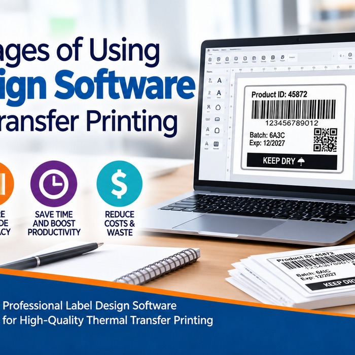 The advantages of using label design softwaree for thermal transfer label design