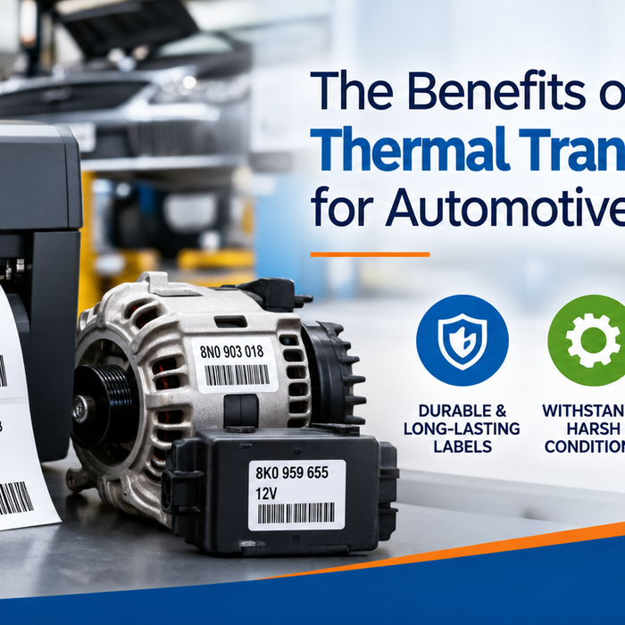 The benefits of thermal transfer printing for the Auto Industry