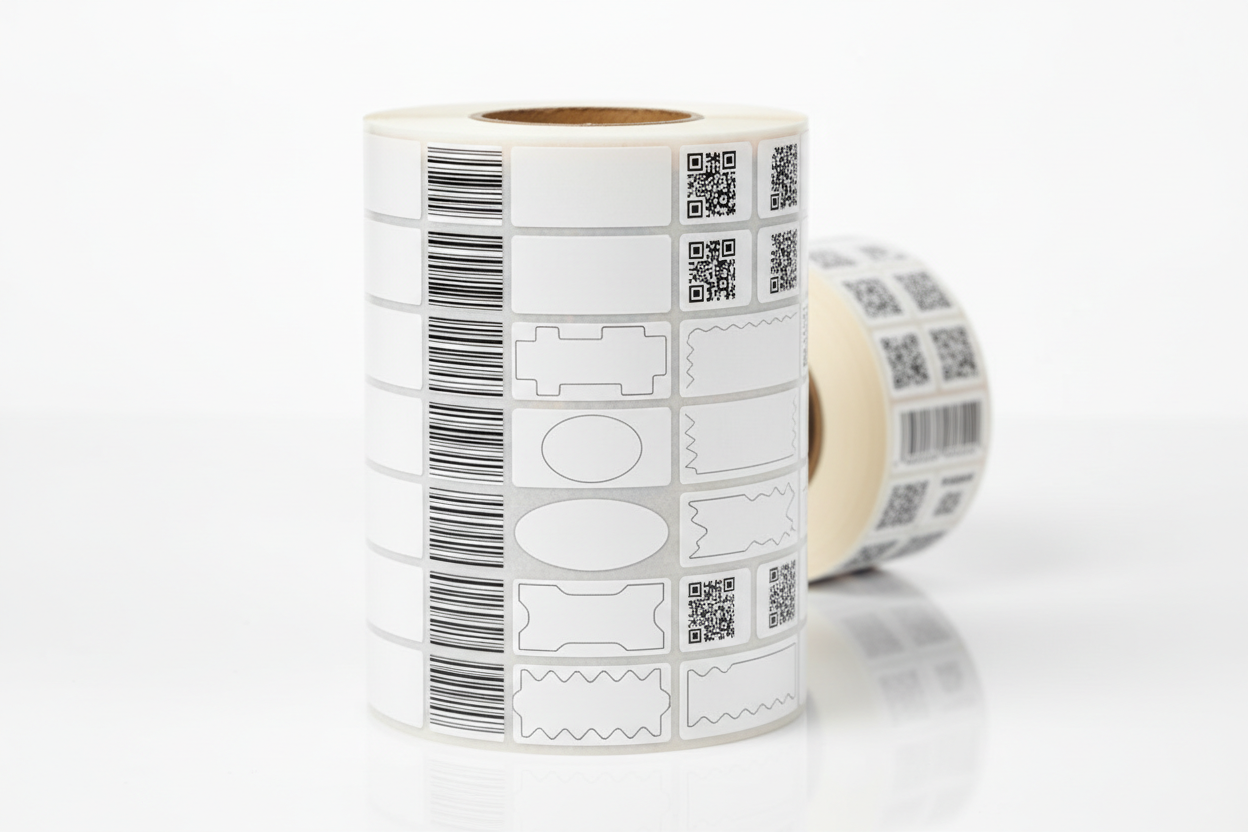 Die-cut & Butt-cut Thermal Transfer Barcode Labels
