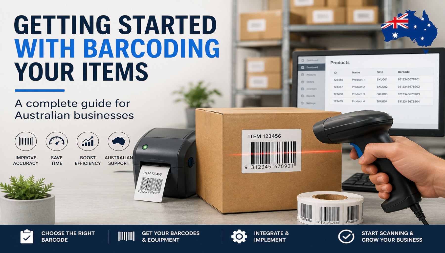 Getting Started with Barcoding Your Items: A Complete Guide for Australian Businesses
