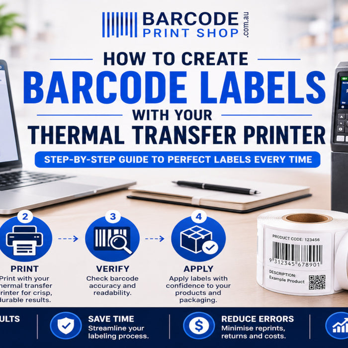 How to create barcode labels with your thermal transfer printer