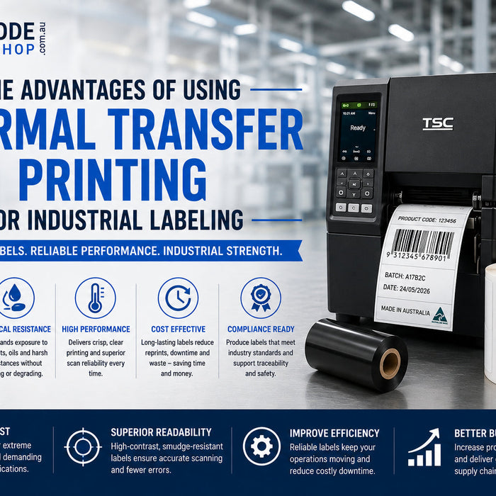 The advantages of using thermal transfer printing for industrial labeling