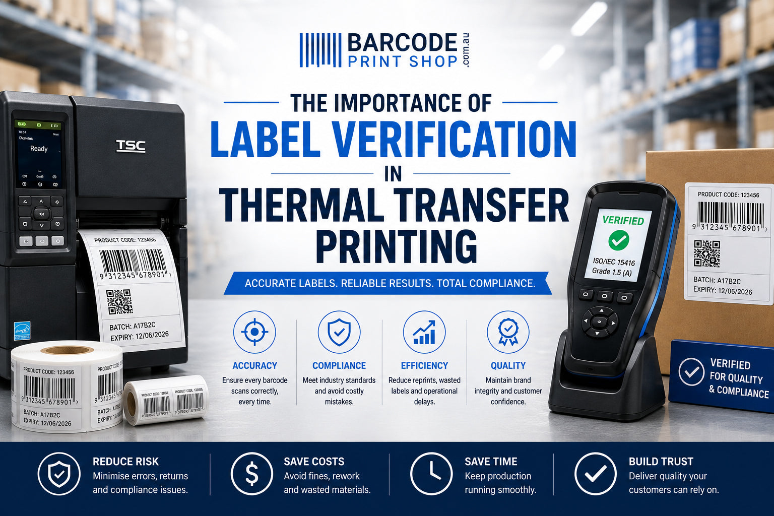 The importance of label verification in thermal transfer printing