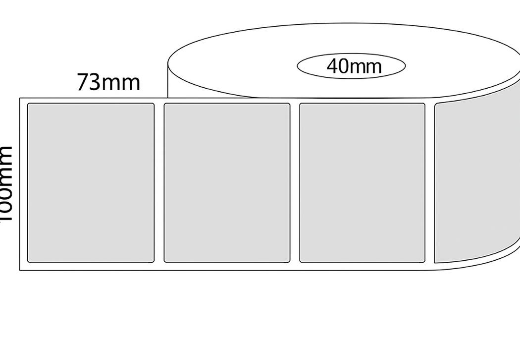 100x73mm Thermal Transfer Labels