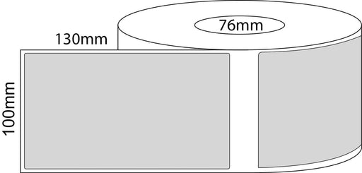 100x130mm Thermal Transfer Labels - 76mm core roll - Barcode Print