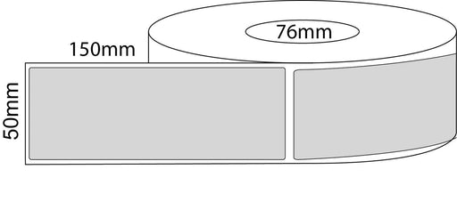 50x150m Direct Thermal Labels - Barcode Print
