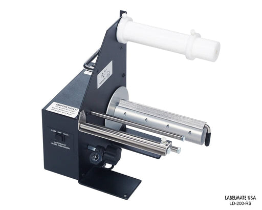 LD-200-RS Label Dispenser. Reflective Sensor. 6.5" Width. Not for Transparent Labels. - Barcode Print