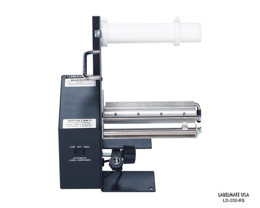 LD-200-RS Label Dispenser. Reflective Sensor. 6.5" Width. Not for Transparent Labels. - Barcode Print