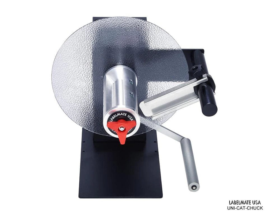 UNI-CAT-CHUCK Universal Smart Rewinder/Unwinder W/Tension Sensor Arm - Barcode Print