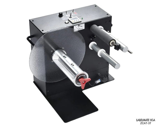 ZCAT-10 Right orientation (L to R) Rewinder - Adjustable Tension Control - Max media width 266mm - Max Diameter 305mm - 76mm core chuck - Barcode Print