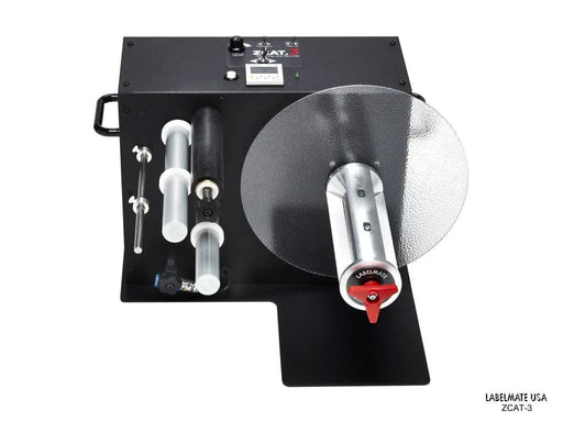 ZCAT-10 Right orientation (L to R) Rewinder - Adjustable Tension Control - Max media width 266mm - Max Diameter 305mm - 76mm core chuck - Barcode Print