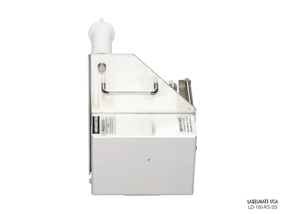 LD-100-RS-SS Label Dispenser, Reflective Sensor for Opaque Labels. 4.5" Width. Stainless Steel CXhassis And Cover. (AU/NZ PSU)
